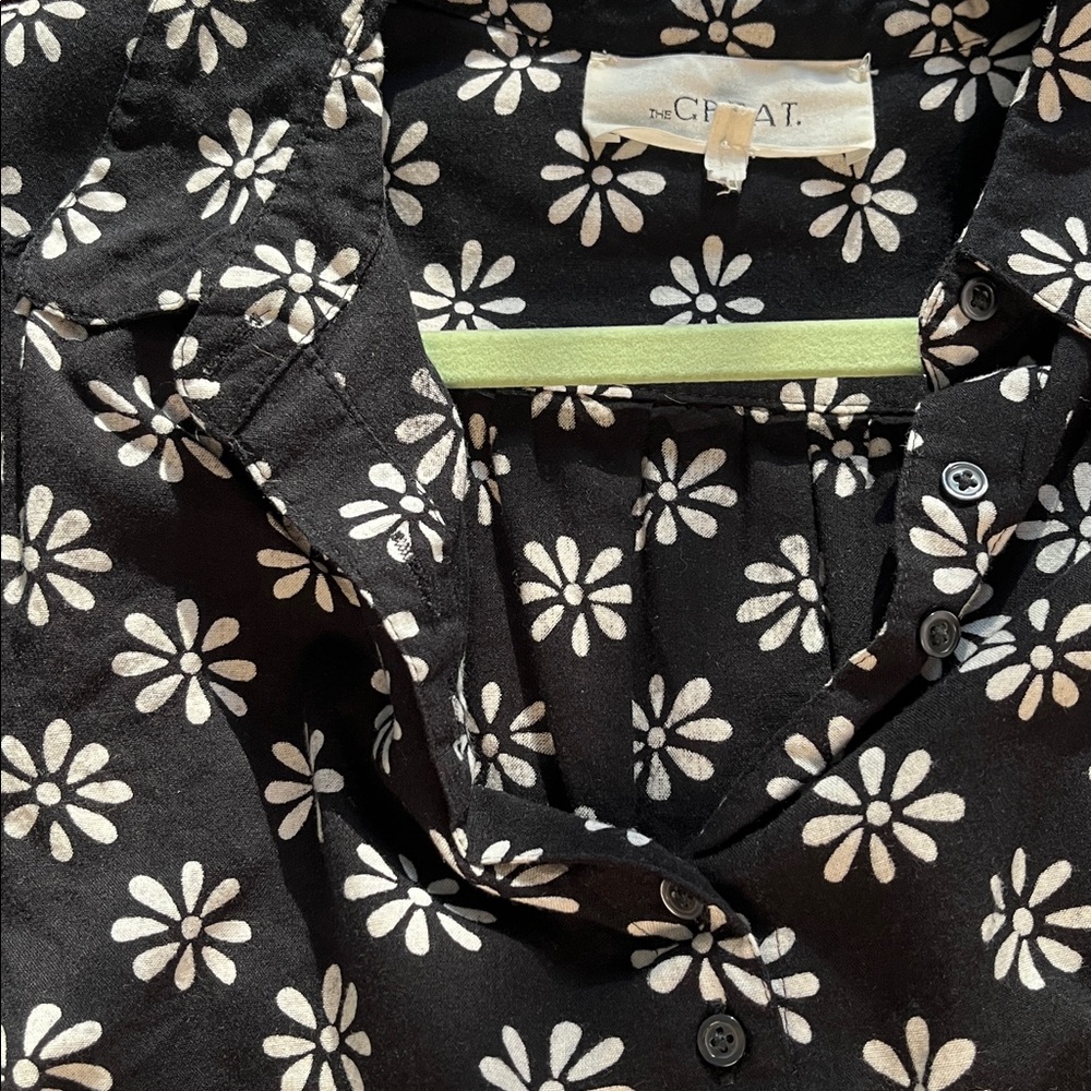 The GREAT. Floral Cotton Top - Picture 10 of 11